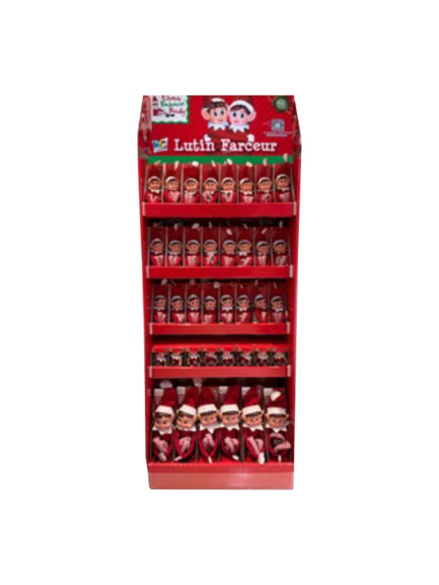 DISPLAY LUTIN FARCEUR - ASSORTIMENT 138 LUTINS 60CM X 40CM X 140CM