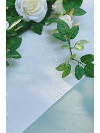 CHEMIN DE TABLE ALMA BLANC 28CM X 3M