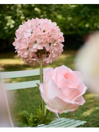 MAGNOLIA GEANT ROSE SUR TIGE DIA 35CM X 135CM