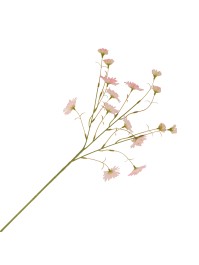 TIGE 3 BRANCHES SCABIEUSE ROSE 16CM X 6CM X 61CM