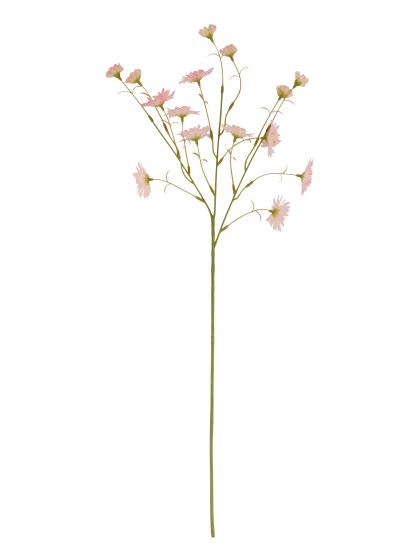 PINK SCABIOUS 3-BRANCH STEM 16CM X 6CM X 61CM