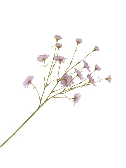 TIGE 3 BRANCHES SCABIEUSE LILAS 16CM X 6CM X 61CM