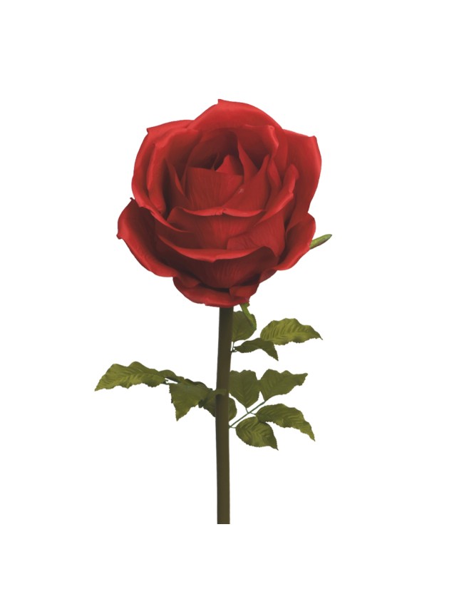 ROSE GEANTE SUR TIGE ROUGE DIA 40CM X 130CM