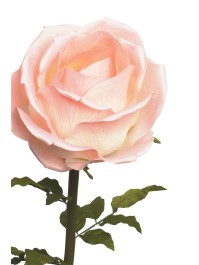 GIANT PINK ROSE ON STEM DIA 40CM X 130CM