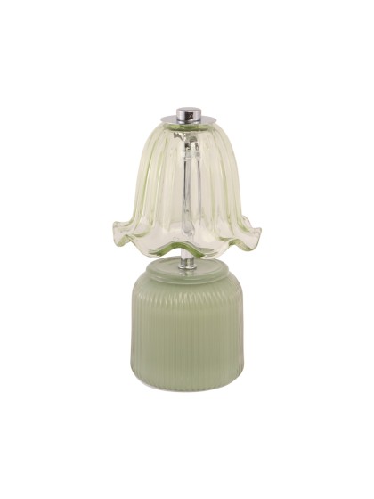 LAMPE DE TABLE LED OPALINE THE VERT DIA 10.5CM X 20.5CM