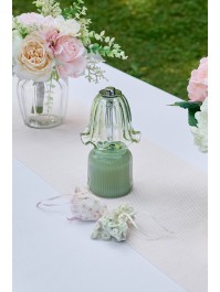 LAMPE DE TABLE LED OPALINE THE VERT DIA 10.5CM X 20.5CM