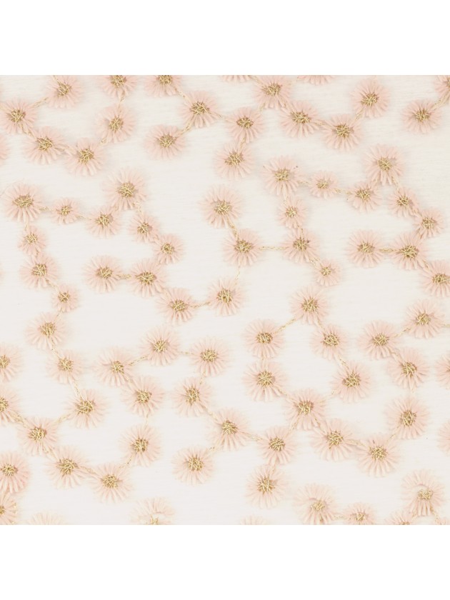 CHEMIN DE TABLE FLEURETTES ROSE 30CM X 3M