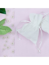 RUBAN FLEURETTES IVOIRE 4CM X 5M