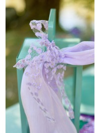 RUBAN FLEURETTES LILAS 4CM X 5M