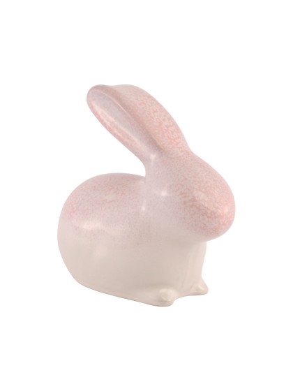 CERAMIC RABBIT TULIP PINK 15CM X 8CM X 13CM