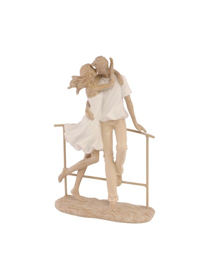 COUPLE BAISER LOVE MOMENT 17CM X 8CM X 25CM