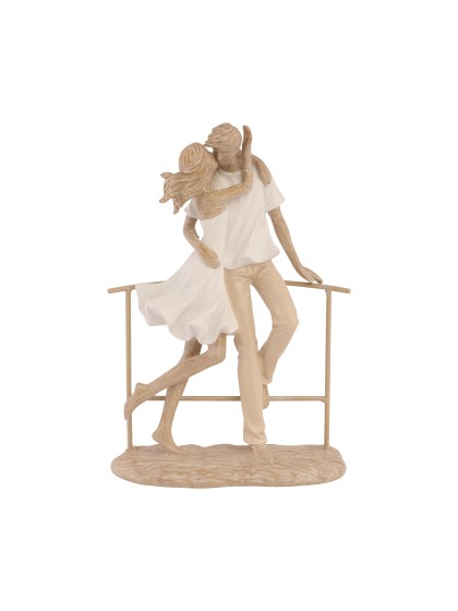 KISSING COUPLE LOVE MOMENT 17CM X 8CM X 25CM