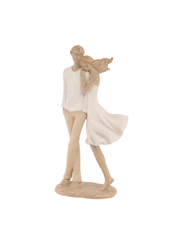 COUPLE DEBOUT CALIN EPAULE LOVE MOMENT 12.5CM X 7.5CM X 26.5CM