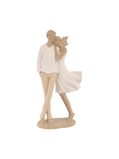 STANDING COUPLE SHOULDER HUG LOVE MOMENT 12.5CM X 7.5CM X 26.5CM