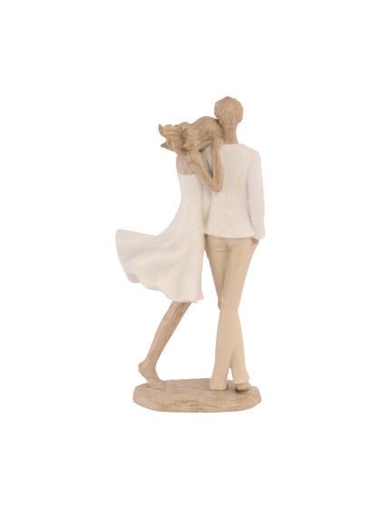 COUPLE DEBOUT CALIN EPAULE LOVE MOMENT 12.5CM X 7.5CM X 26.5CM