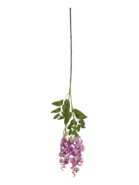 BRANCHE 2 TIGES GLYCINE LILAS 25CM X 15CM X 96CM