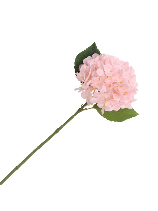 TIGE HORTENSIA ROSE REAL TOUCH DIA 16CM X 44CM