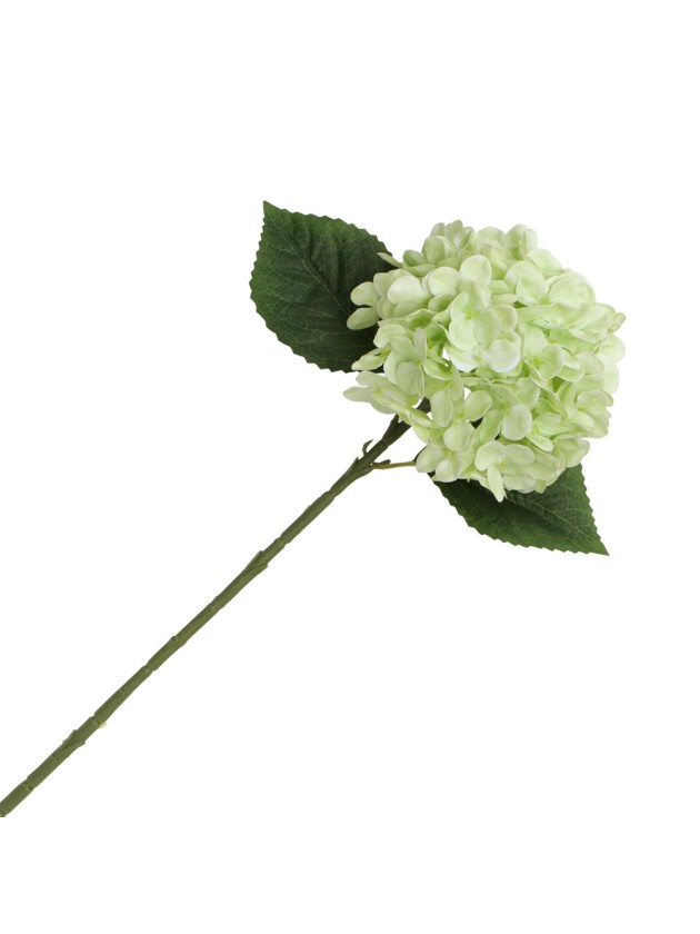 TIGE HORTENSIA VERT REAL TOUCH DIA 16CM X 44CM