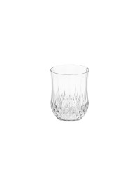 VERRE A EAU REUTILISABLE DIAMANT TRANSPARENT 220ML DIA 6.8CM X 9CM