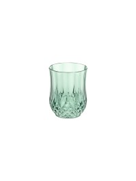 VERRE A EAU REUTILISABLE DIAMANT EUCALYPTUS 220ML DIA 6.8CM X 9CM