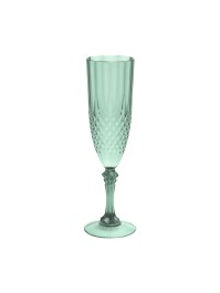 FLUTE REUTILISABLE DIAMANT EUCALYPTUS 230ML DIA 6.8CM X 22.5CM