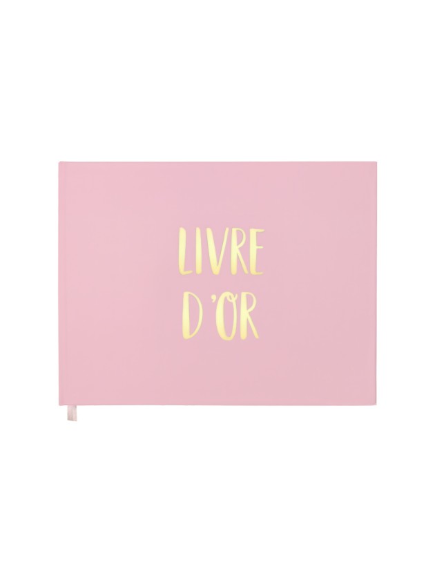ROSA METALL GOLD GOLDBUCH 96 SEITEN 19.5CM X 24.5CM X 1CM