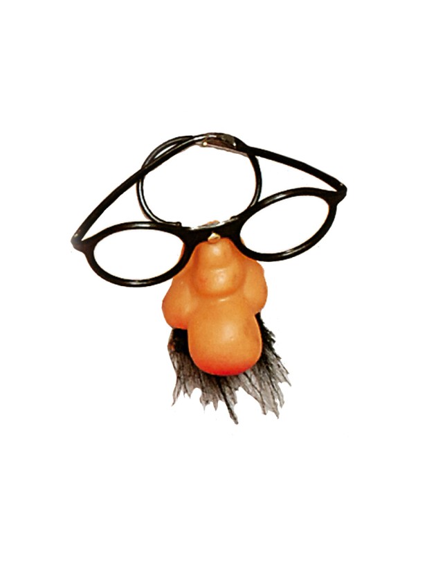 NEZ EN CAOUTCHOUC LUNETTE ET MOUSTACHE 