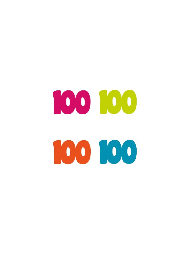 BEUTEL 100 KONFETTI 100ANS DISP COL SORT. 3CM