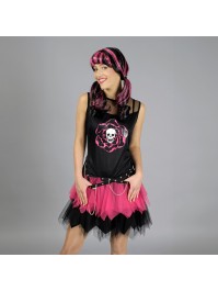 ROBE TETE DE MORT 2 PIECES 128CM