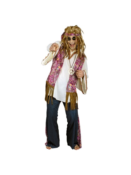 HIPPIE PEACE 3 TEILE XL