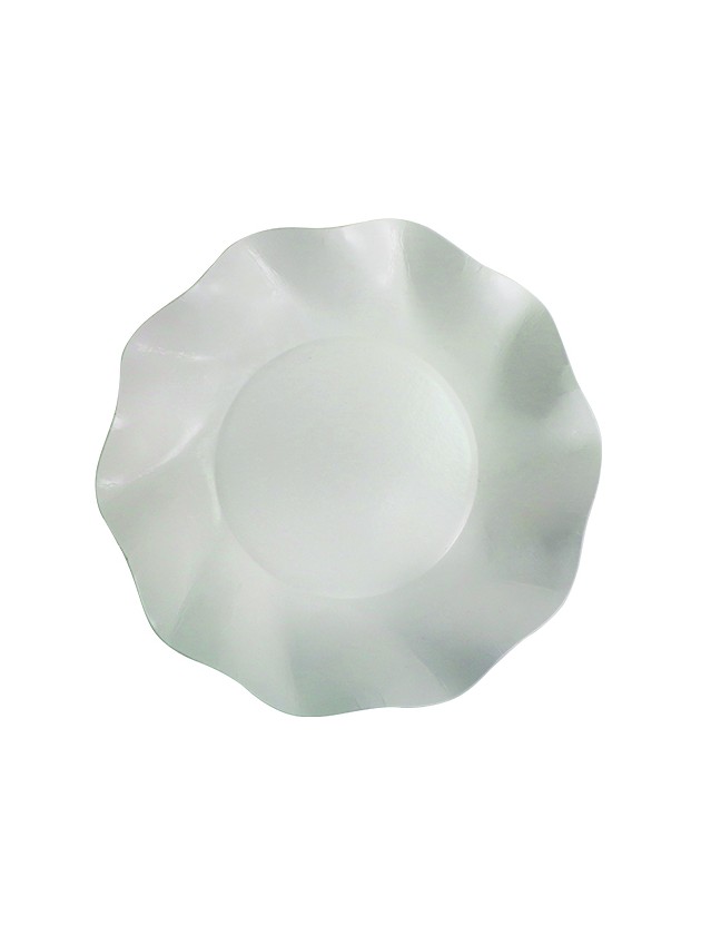20 SMALL DISHES WHITE 18.5CM