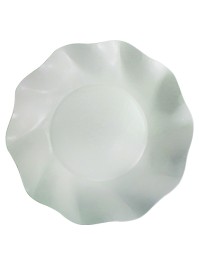 50 COUPELLES COMPOSTABLES BLANC 18.5CM