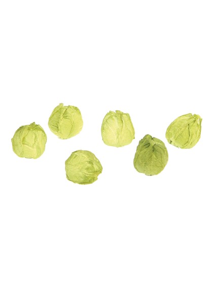SACHET 6 SALADES CREPON  3,5CM