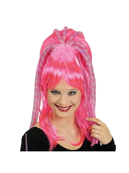 HAARREIF CRAZY HAIR CLIGNOTANT ROSA UND SILBER 