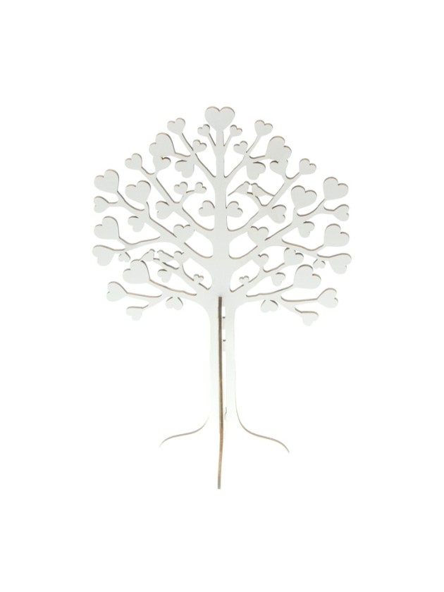 ARBRE A VOEUX BOIS BLANC 30CM