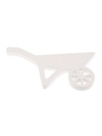 BROUETTE BOIS BLANC 31CM X 16CM X 2CM