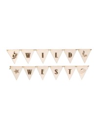 GUIRLANDE FANIONS THEME WESTERN 4M