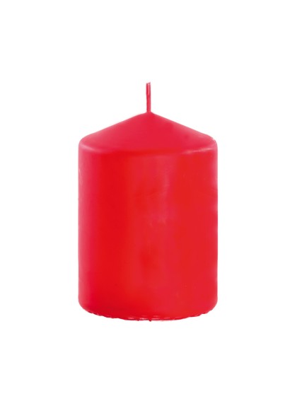 BOUGIE CYL ROUGE 6CM X 10CM