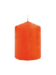 BOUGIE CYL ORANGE 6CM X 10CM