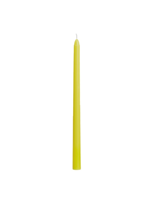 SET 2 BOUGIES FLAMBEAU VERT LIME 30CM