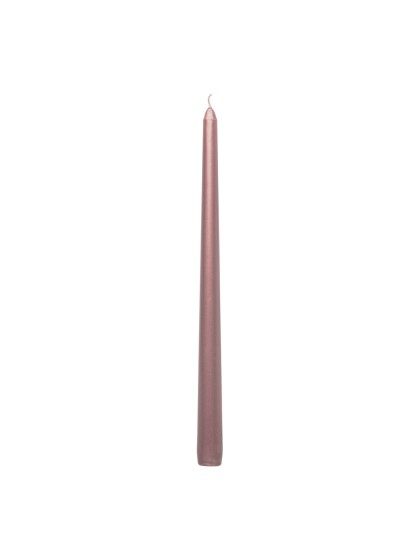SET 2 FACKELKERZEN GOLD ROSA METALL 30CM