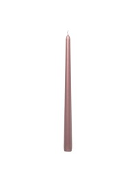SET 2 BOUGIES FLAMBEAU OR ROSE METAL 30CM