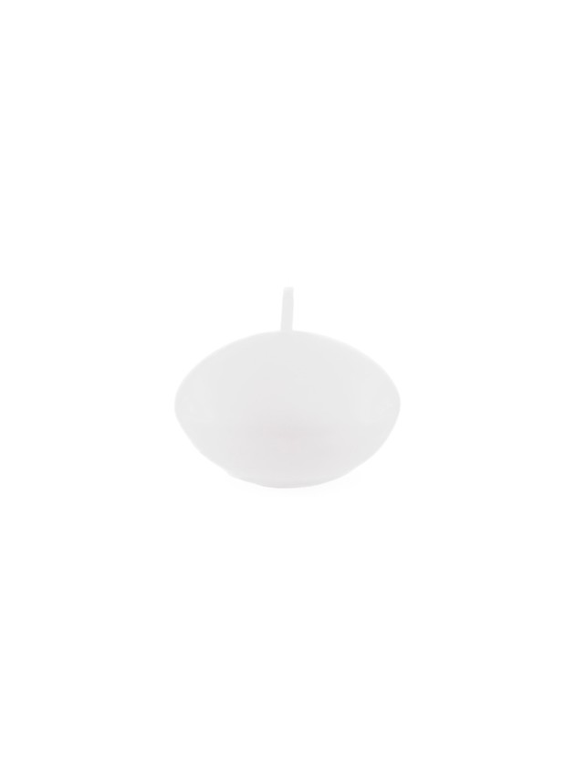 SET 6 BOUGIES FLOTTANTES BLANC DIA 4.7CM