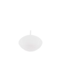SET 6 SCHWIMMKERZEN WEISS DIA 4.7CM