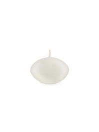 SET 6 BOUGIES FLOTTANTES BLANC NACRE DIA 4.7CM