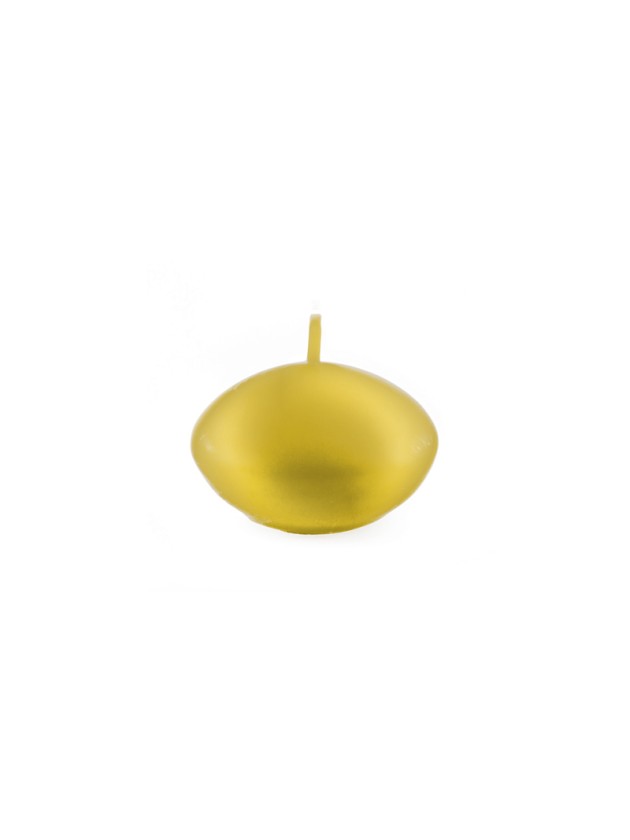 SET 6 BOUGIES FLOTTANTES OR METAL DIA 4.7CM