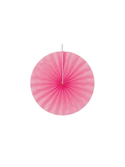 SET OF 4 DARK PINK FANS DIA 20CM