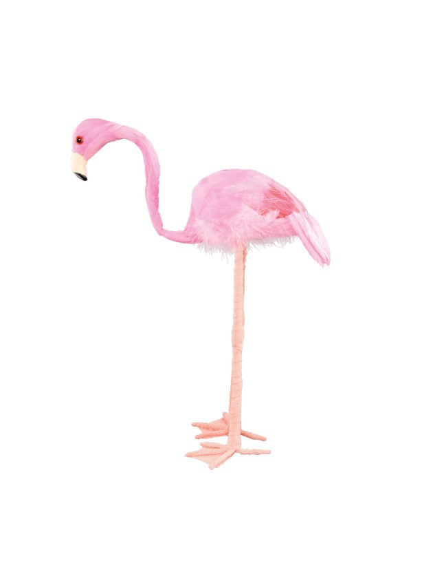 FLAMANT ROSE 18CM X 10CM X 36CM