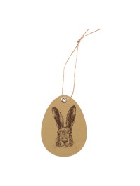 KARTE 12 ETIKETTEN FROHE OSTERN MIT OEILLET UND LIEN 6CM X 4.5CM