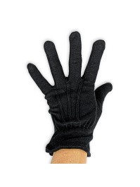 HANDSCHUHE IN BAUMWOLLE SCHWARZ MANN Einheitsgröße